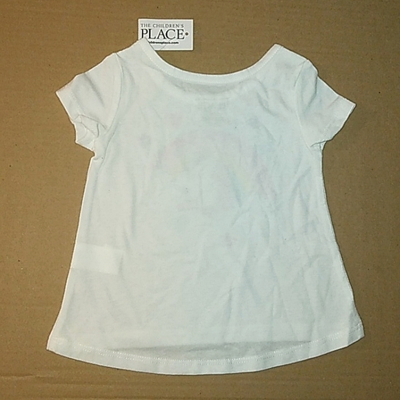 NWT☆The Children's Place☆Infants 6-9mo. Unicorn Print "Daddy's Girl" T-shirt☆ - Picture 5 of 9